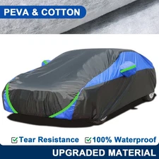 Car Cover for BMW Cotton&PEVA Full Coverage Outdoor Waterproof Anti-UV Snowproof