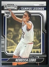 2024-25 Panini UConn Basketball NIL Rebecca Lobo #3 Campus Legends Huskies