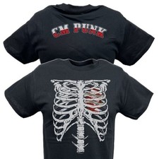 T-shirt CM Punk Ribs bordo dritto hard core uomo nera