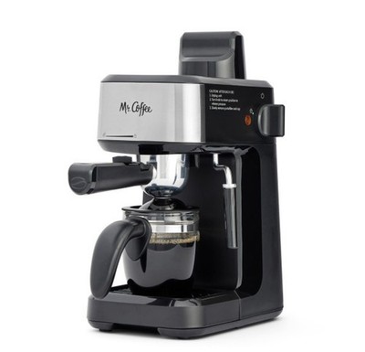Mr. Coffee 4-Shot Steam Espresso Cappuccino and Latte Maker