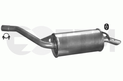 Silencieux arrière Ford Sierra pot échappement terminal 1.6 1.8 2.3D berline break 1990 1991