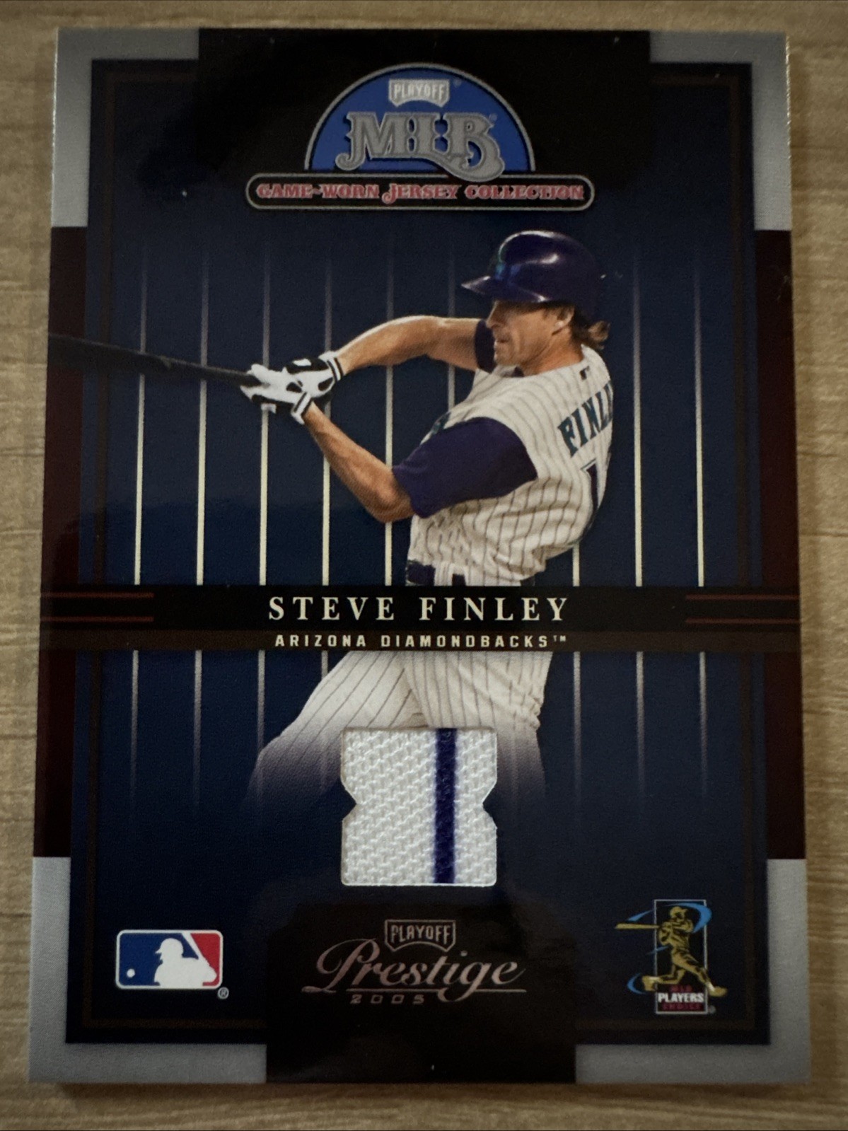 2005 Playoff Prestige - Mlb Game-Worn Jersey Collection Steve Finley #12 (MEM)