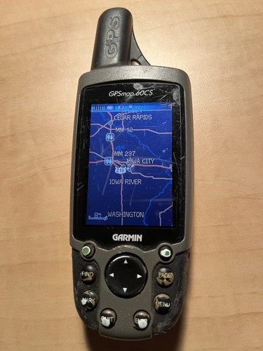 Garmin GPSmap 60CS Handheld Hiking GPS Receiver USB 20h Battery