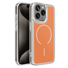 Avizar  case for iPhone 15 Pro Reinforced Hybrid Design, Orange