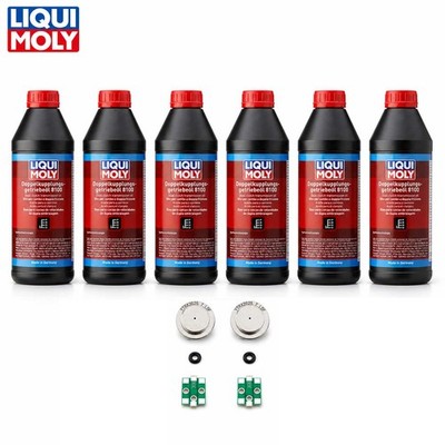 2x Drucksensor DSG DQ380 DQ381 DQ500 K1 K2 + 6L Liqui Moly 8100 Getriebe Öl
