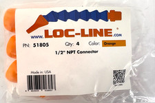 1/2" Male NPT Connectors for 1/2"Loc-Line USA System Pack of 4 pieces 51805