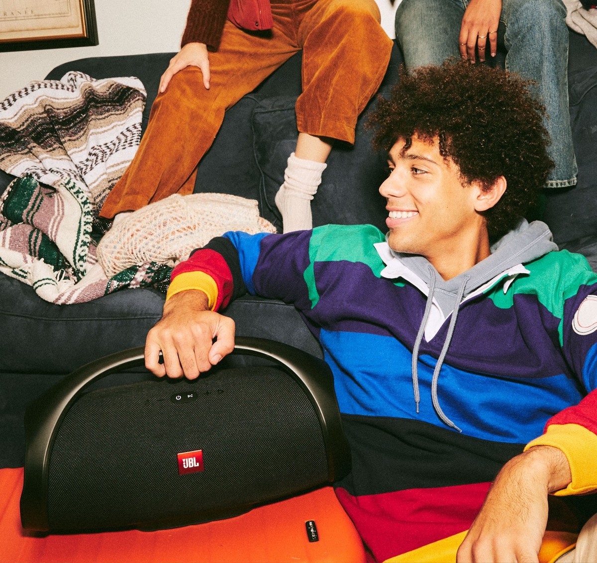 JBL JBLBOOMBOX3BLKJN 新品未開封 JBL Boombox 3 Black Portable Bluetooth Speaker (Open Box) Damaged