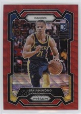 2023-24 Panini Prizm Ruby Wave Prizm Isaiah Wong #154 1hp9