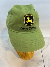 John Deere Toddler/Kids Green Baseball Hat/ Cap Embroidered Yellow Black Logo
