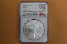 2008 American Silver Eagle NGC MS70 Mike Castle