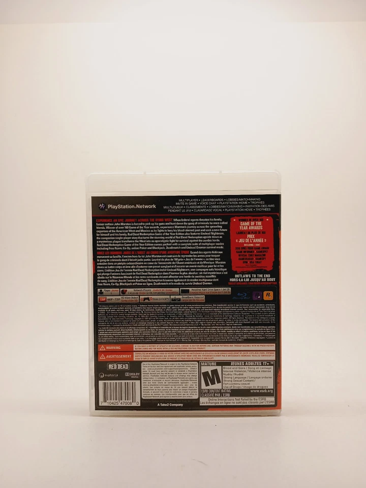 Red Dead Redemption GOTY Edition PS3 W/Manual and Map CIB Complete - Image 2 of 4