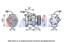 AKS DASIS KLIMAKOMPRESSOR 10S11 passend für TOYOTA HILUX | 852627N