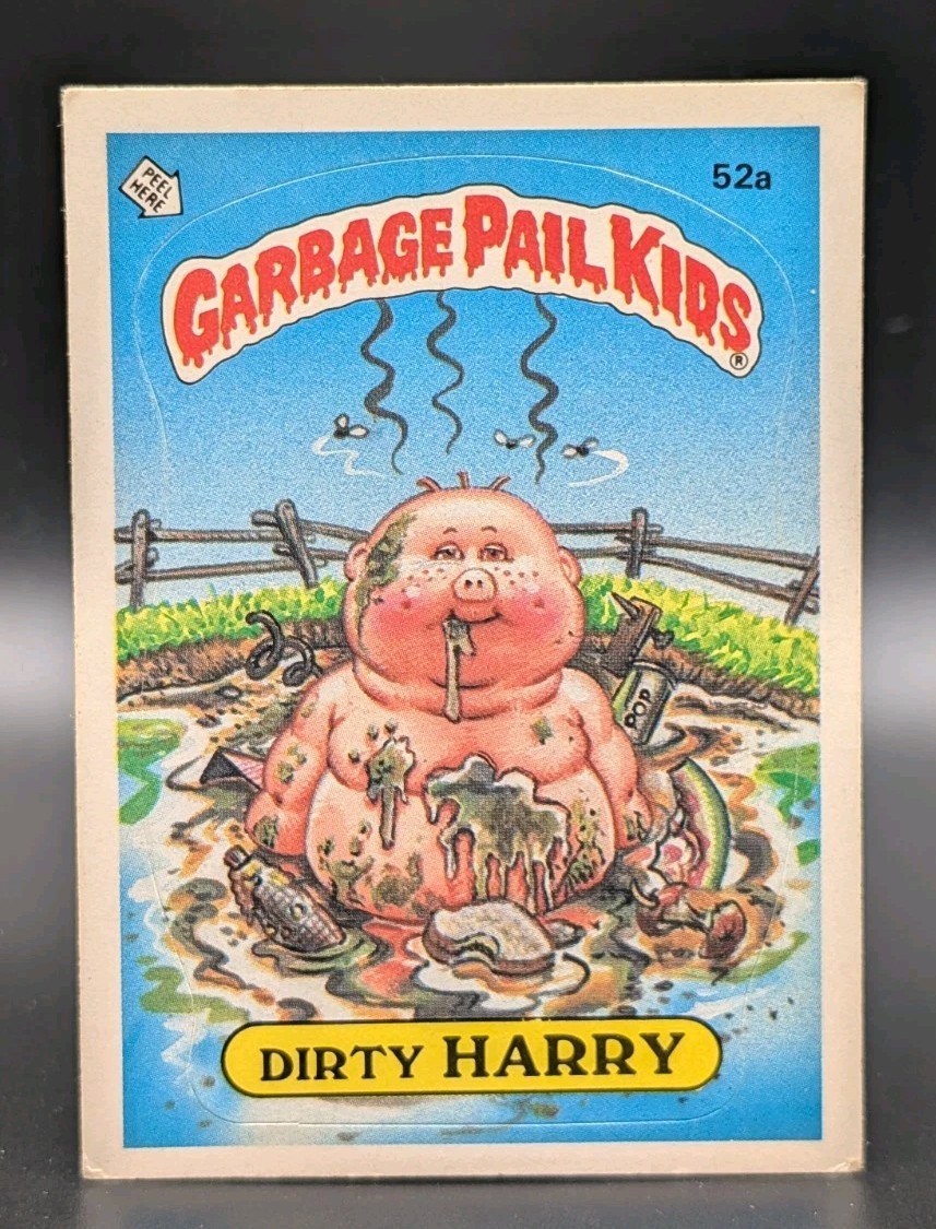 Topps Garbage Pail Kids 1985 Series 2 OS2 Dirty Harry  52a