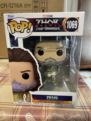Funko Pop! Marvel Thor Love and Thunder Zeus (1069) Bobble-Head Neu
