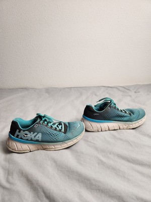 Hoka One One Cavu Shoes Womens Sz 5.5 Blue Black Athletic Sneakers 1019282 BBLB