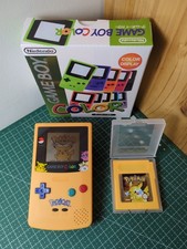 Nintendo Game boy color édition jeu pokemon jaune Center Pikachu gameboy GBC 
