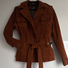 Genuine Leather Damen Jacke L braun 100% mit ...