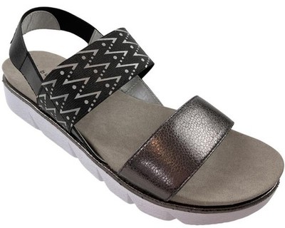 Bugatti Damen Sandalen 431-67384-5000-1190 dunkelgrau