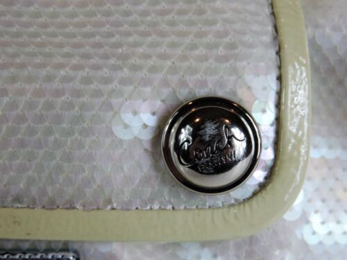 Nuevo Coach Sequin 15381 Groovy Spotlight opal hobo bandolera bandolera bandolera amapola - Imagen 3 de 12