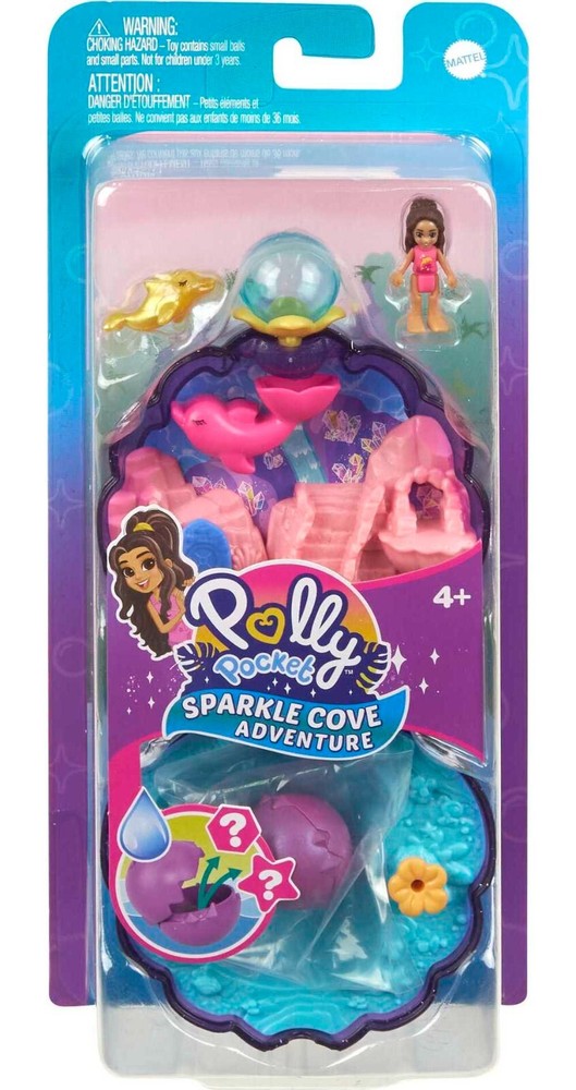 Polly Pocket Sparkle Cove Adventure Underwater Lagoon Compact Playset