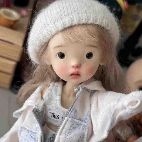 Bare Doll 1/6 Handmade BJD Doll SD Jointed Face Makeup Eye Resin Cute Girl Gift - Picture 2 of 7