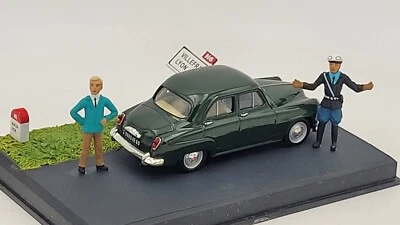 DIORAMA SIMCA ARONDE L’ACCROCHAGE ROUTE BLEUE ALTAYA 1/43ème - Photo 1/4