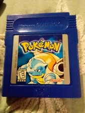 Pokemon Blue Version Game Boy, 1998 model number CBG-001