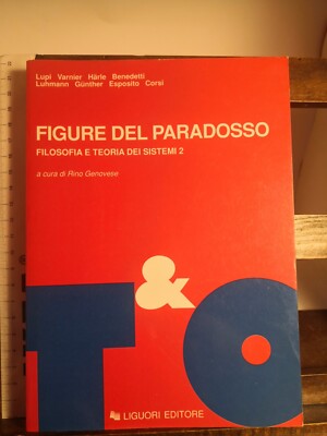 FIGUREN DES PARADOXONS - kuratiert von Rino Genovese - Liguori ed.-1992 RAR