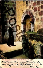 1907 SANTA BARBARA CA, Father Hugolunus, Adolph Selige Pub. Co. postcard jj103