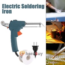 Soldering Iron Electric Gun Adjustable Temperature 60W Welding Solder Wire Kit