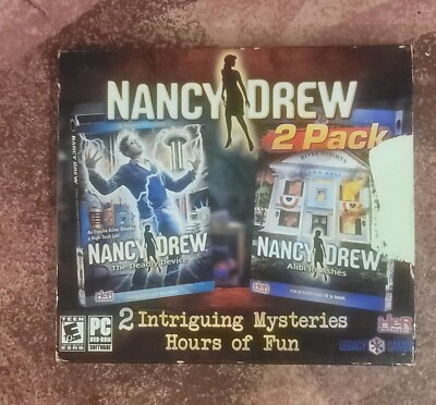 Nancy Drew 2 Pack   The Deadly Device + Alibi In Ashes PC DVD
