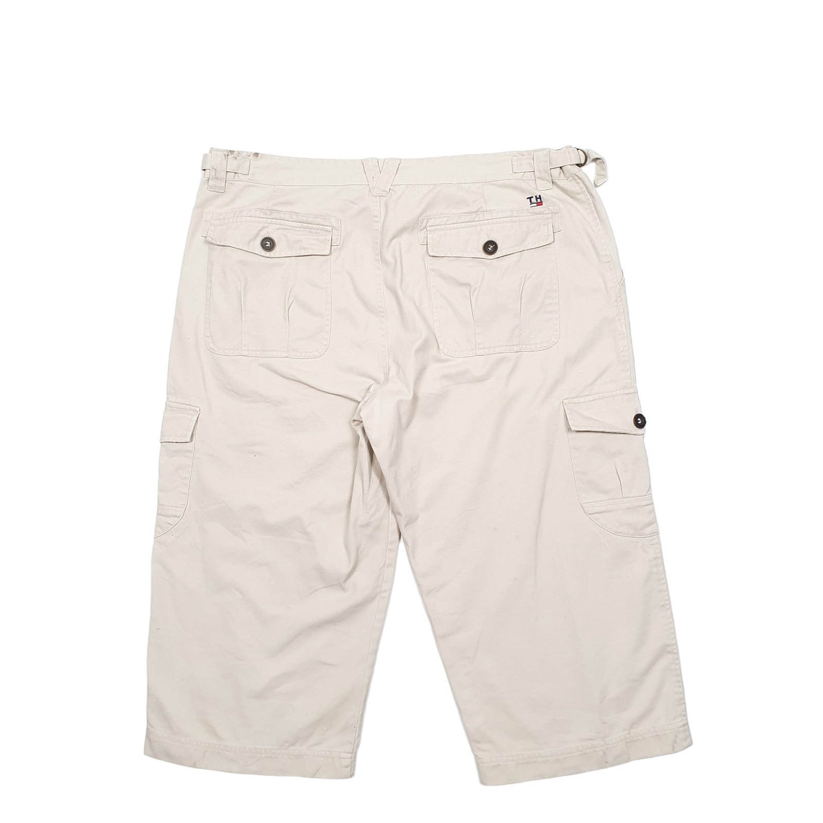 TOMMY HILFIGER Capri Beige Chino Cotton Shorts Womens W38 image 2