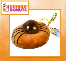 New Dunkin' Donuts Spider Keychain Plush 2023 Halloween