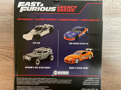 Jada Fast & Furious New 2-Pack Legacy Series Flip Car & Deckard's