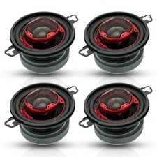 2 Pairs MB Quart XK2-108 3.5" 140W Coaxial 2-Way Speaker System for Car Audio