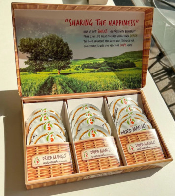 Fruit Giftbox Dried Mango Foreign Souvenirs for Adults Premium Gift Set 180g