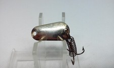 Vtg SENECA WOB L RITE Style Gold 1 1/16" Wobble Wiggle Spoon 1/8oz Fishing Lure