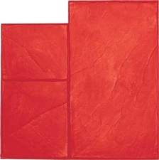 Brickform Concrete Texture Mat Large Ashlar Slate Hard Mat Red