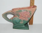 Vintage Roseville 176-6 Water Lily Cornucopia Planter Vase 1943