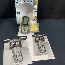 Cobra GPS 500, Handheld With Box And Manuals 18 Parallel Channels, Tested.