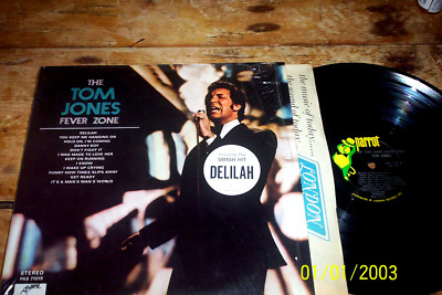 TOM JONES ( FEVER ZONE ) ORIG 1968 LP in shrink w/ HYPE sticker NM-