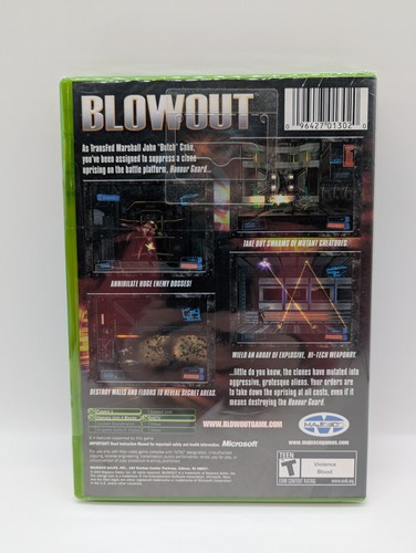BlowOut (Microsoft Xbox, 2003) NEW! BLOW OUT, MAIL IT TOMORROW! - Picture 2 of 6