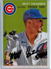 2023 Topps Chrome Platinum MATT SWARMER (RC) #29 Refractor CUBS