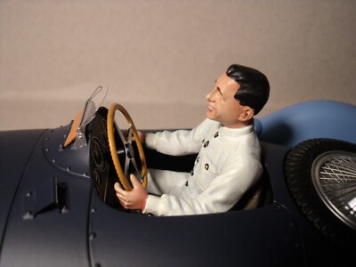 Figurine 1/18 Jean Pierre Wimille - Bugatti 1927 - GP Replicas / Minichamps / CMC