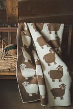 Blanket Throw Bed Sofa Fleece Cozy Plaid Soft Warm Wool 130x200cm Sheep Brown