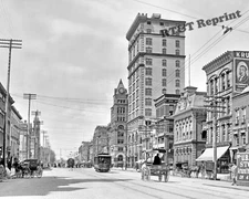 Photograph 1904 City of Dayton, Ohio Main Street  8x10