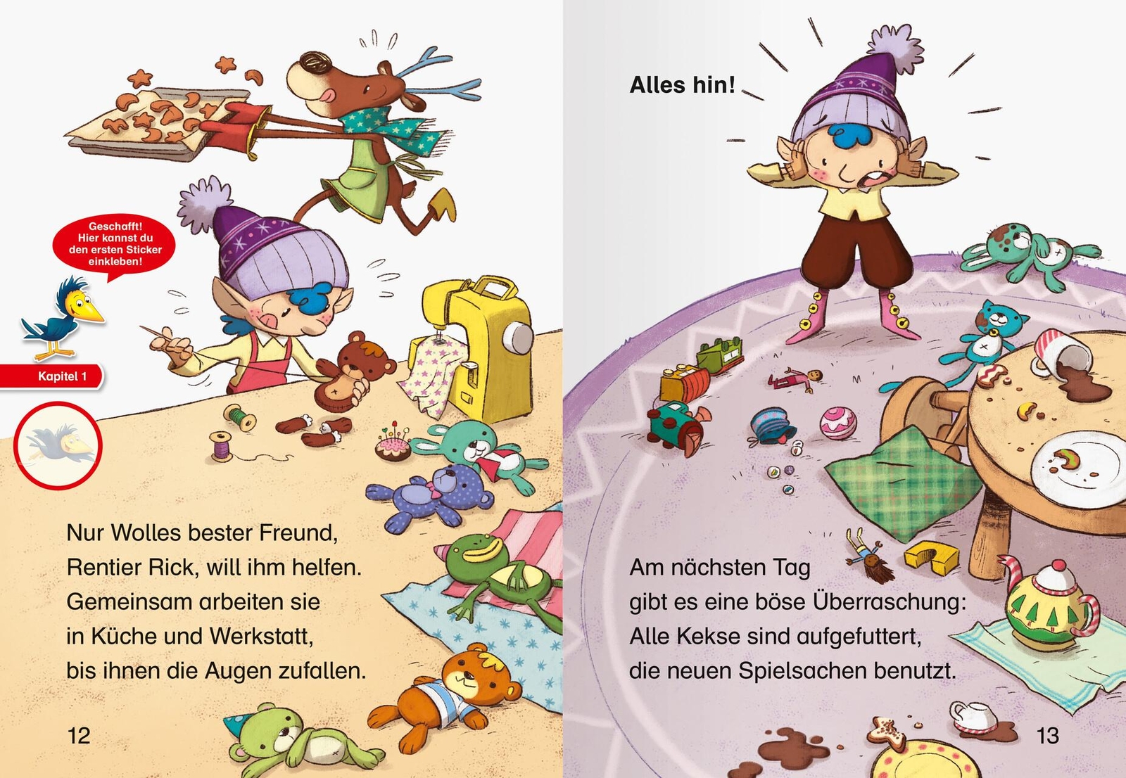 Thumbnail - Alexandra Fabisch Wichtel Wolle Rettet Weihnachten - Leserab ...