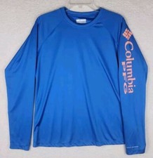 Columbia PFG Omni Shade Fishing Long Sleeve Shirt Men's Size L