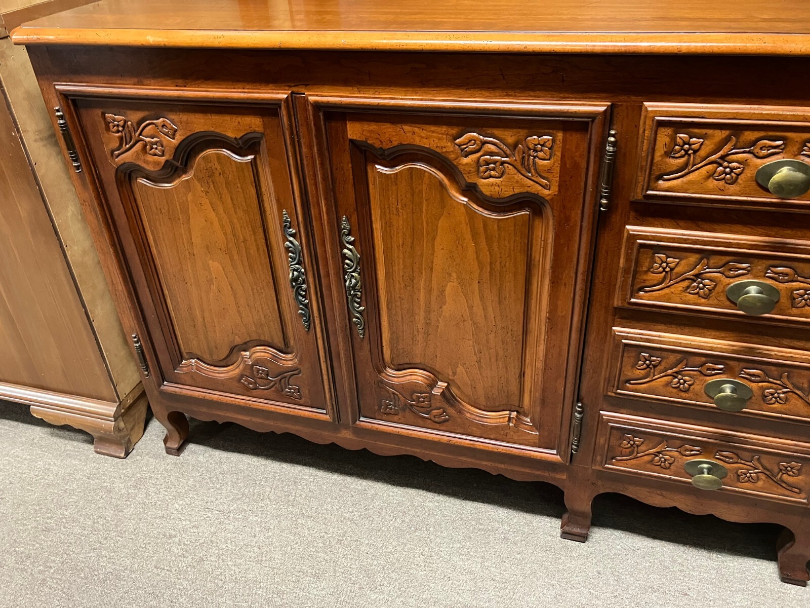 Baker Milling Road Sideboard Credenza Country French Provincial Louis