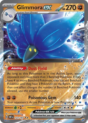 Pokmon Klawf ex 120/197 OBF Obsidian Flames NM | eBay Pokmon Klawf ex 120/197 OBF Obsidian Flames NM | eBay